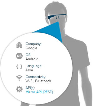 The Google Glass sample app