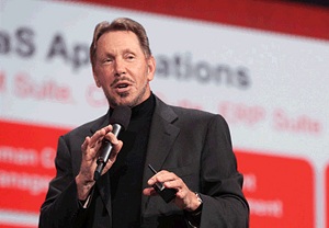 Oracle said former CEO Ellison is 'on the attack' in the PaaS arena.