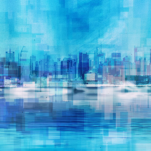 Blurred City Art